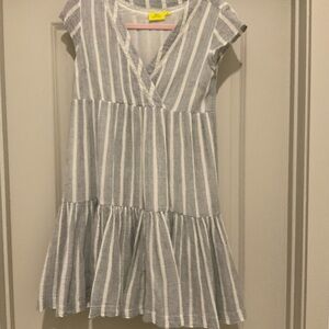 Striped Gray Roller Rabit Dress